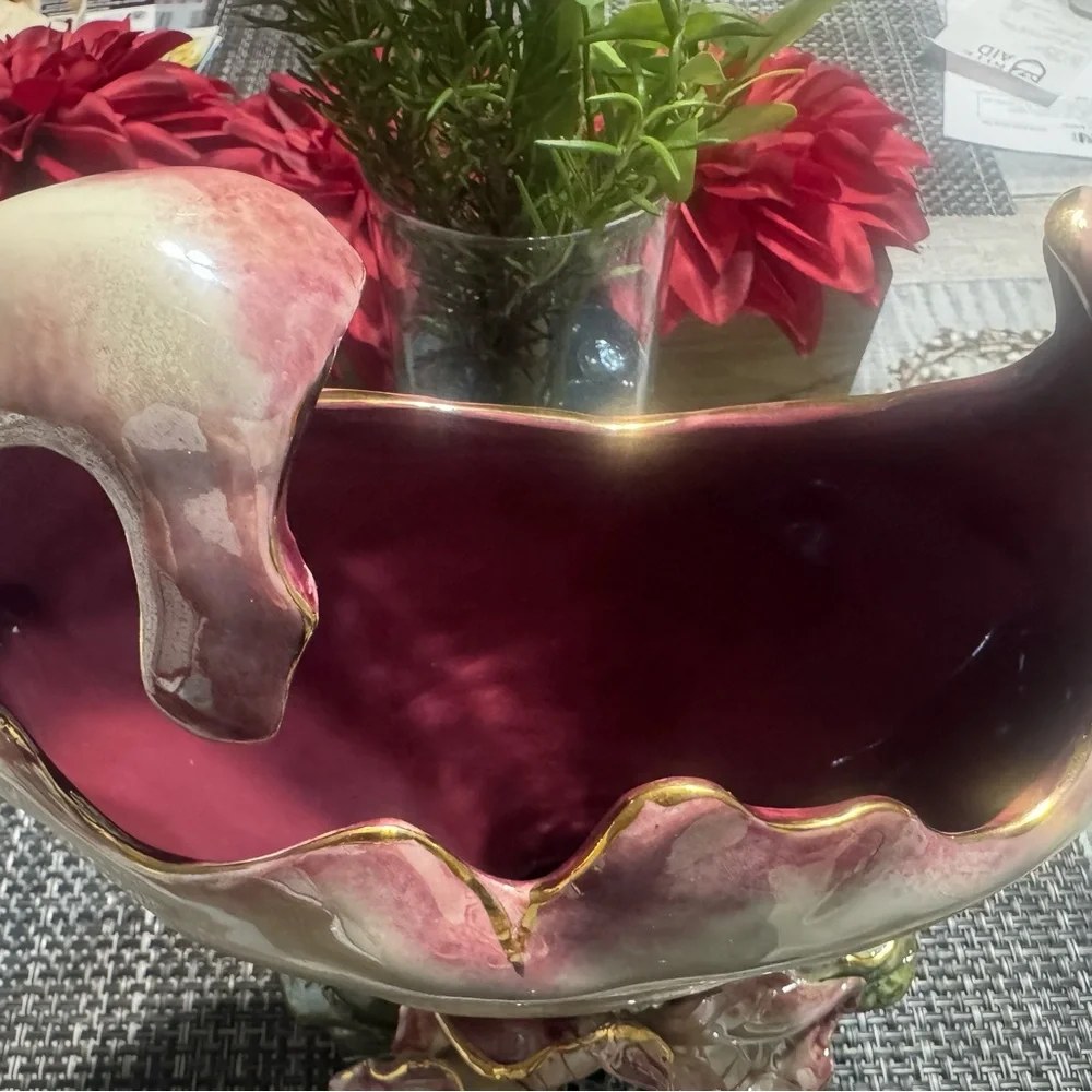 Elegant Ceramic Vase Vintage Blue sky flower vase By Heather Goldminc Clayworks. - Picture 5 of 12
